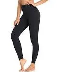 Colorfulkoala Women's Buttery Soft High Waisted Yoga Pants Full-Length Leggings Black / XL