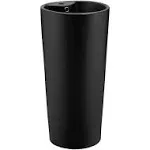 Swiss Madison Monaco Circular Basin Pedestal Sink (Matte Black)