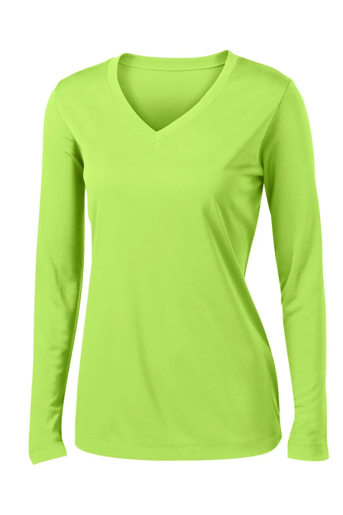 Sport-Tek Ladies Long Sleeve PosiCharge Competitor V-Neck Tee