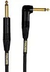 Mogami GOLD INSTRUMENT-01R Right Angle to Straight Instrument Cable, 1