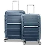 Samsonite Freeform Hardside Erweiterbar mit Doppelspinnrädern, Marineblau, 2-teiliges Set (21/28), Marineblau, Freeform Hardside Erweiterbar mit doppelten Spinnrädern