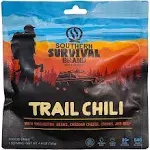 Southern Survival Trail Chili Freeze Dried Food 10-Year Shelf Life Long Term Food Storage