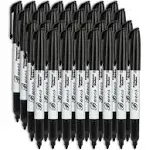 Buecs Permanent Markers, 80 Count Black Fine Point,... 