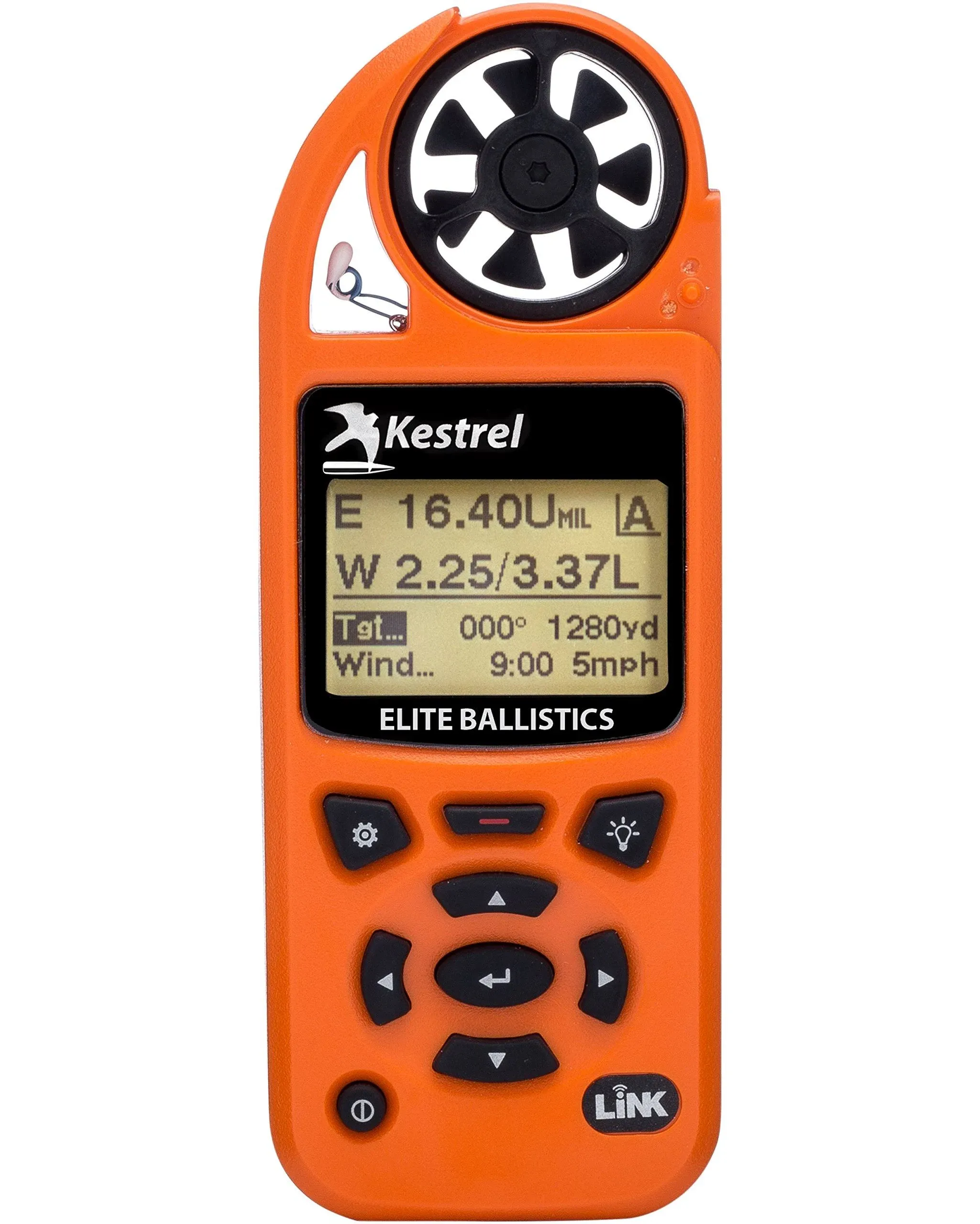 Kestrel, Elite, Blaze Orange, Weather Meter, Applied Ballistics With Link