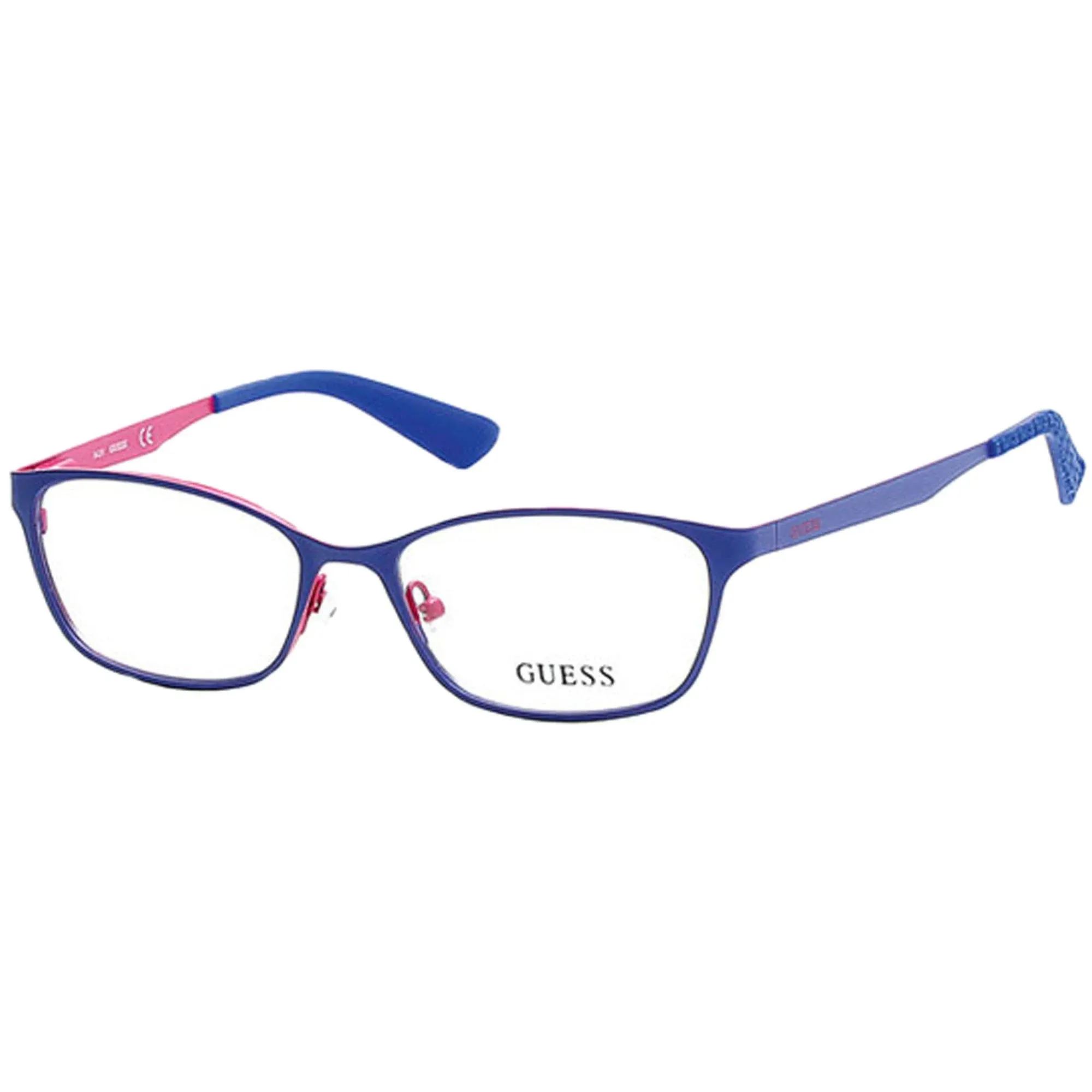 GUESS GU2563 091 Eyeglasses Matte Blue Frame 49 Mm