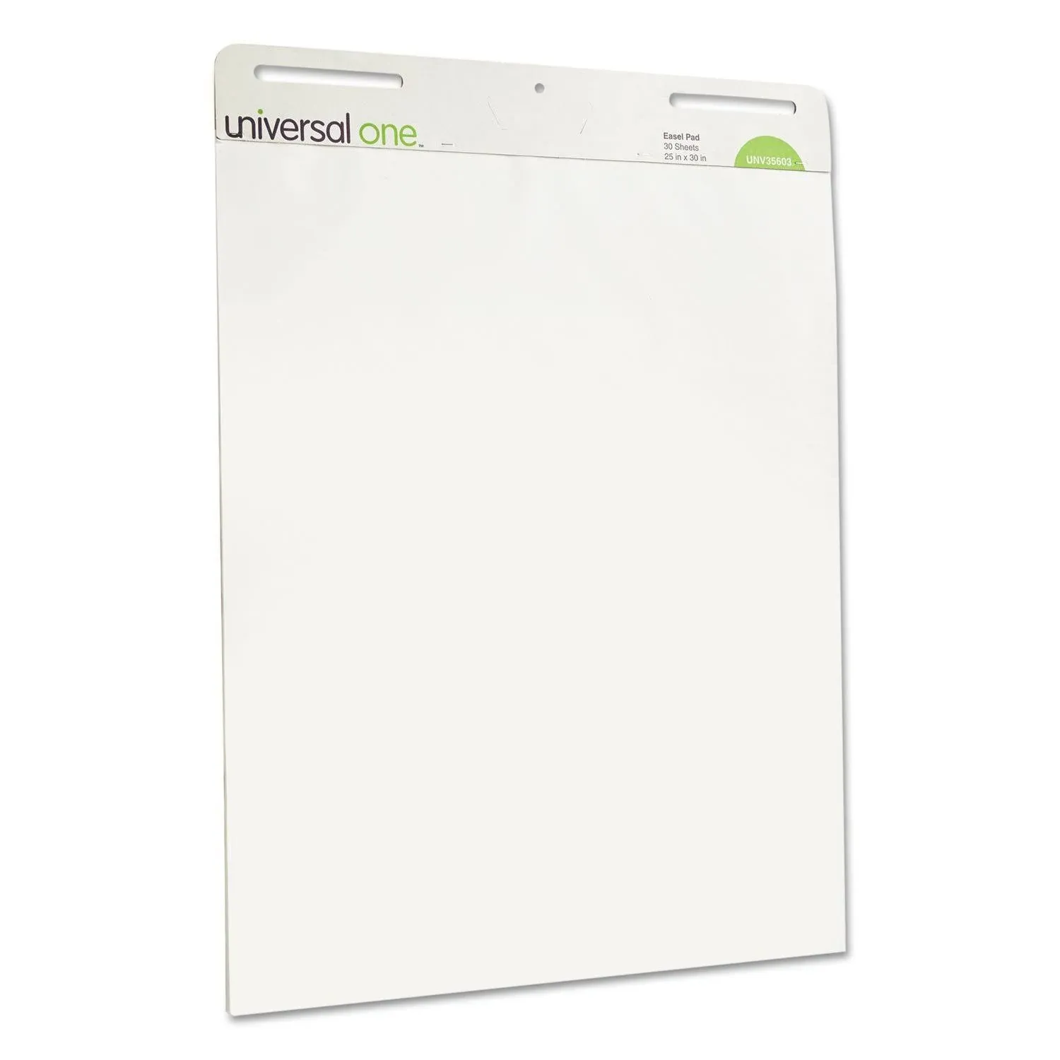 Universal - Self-Stick Easel Pad, Unruled, 25 x 30, White, 30 Sheets, 2/Carton