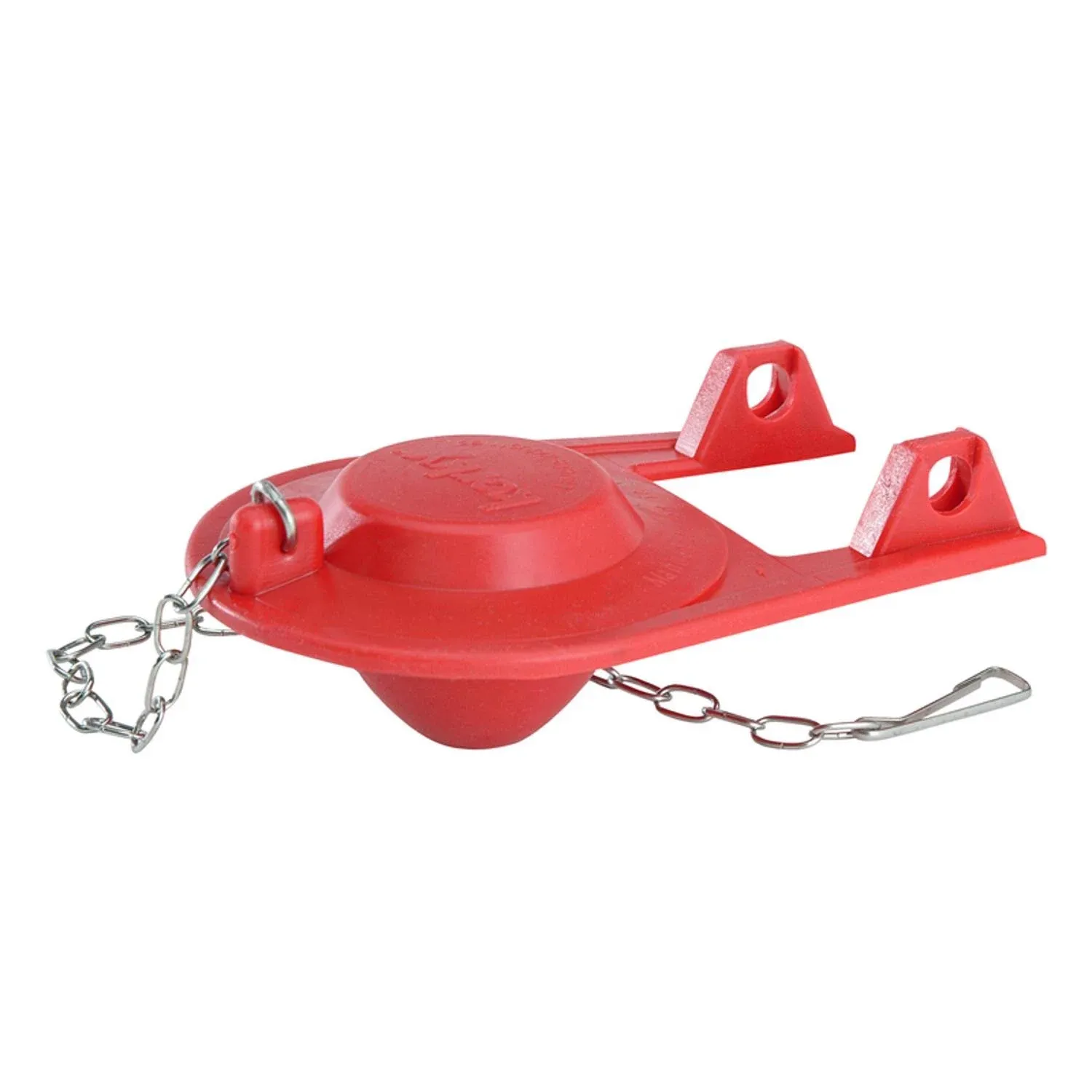 Korky 2 in. Plus Toilet Flapper Red Rubber for Universal