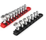 TEKTON Socket Set 1/4&#034; Drive Universal Joint SAE Measurement Standard (16-Piece)