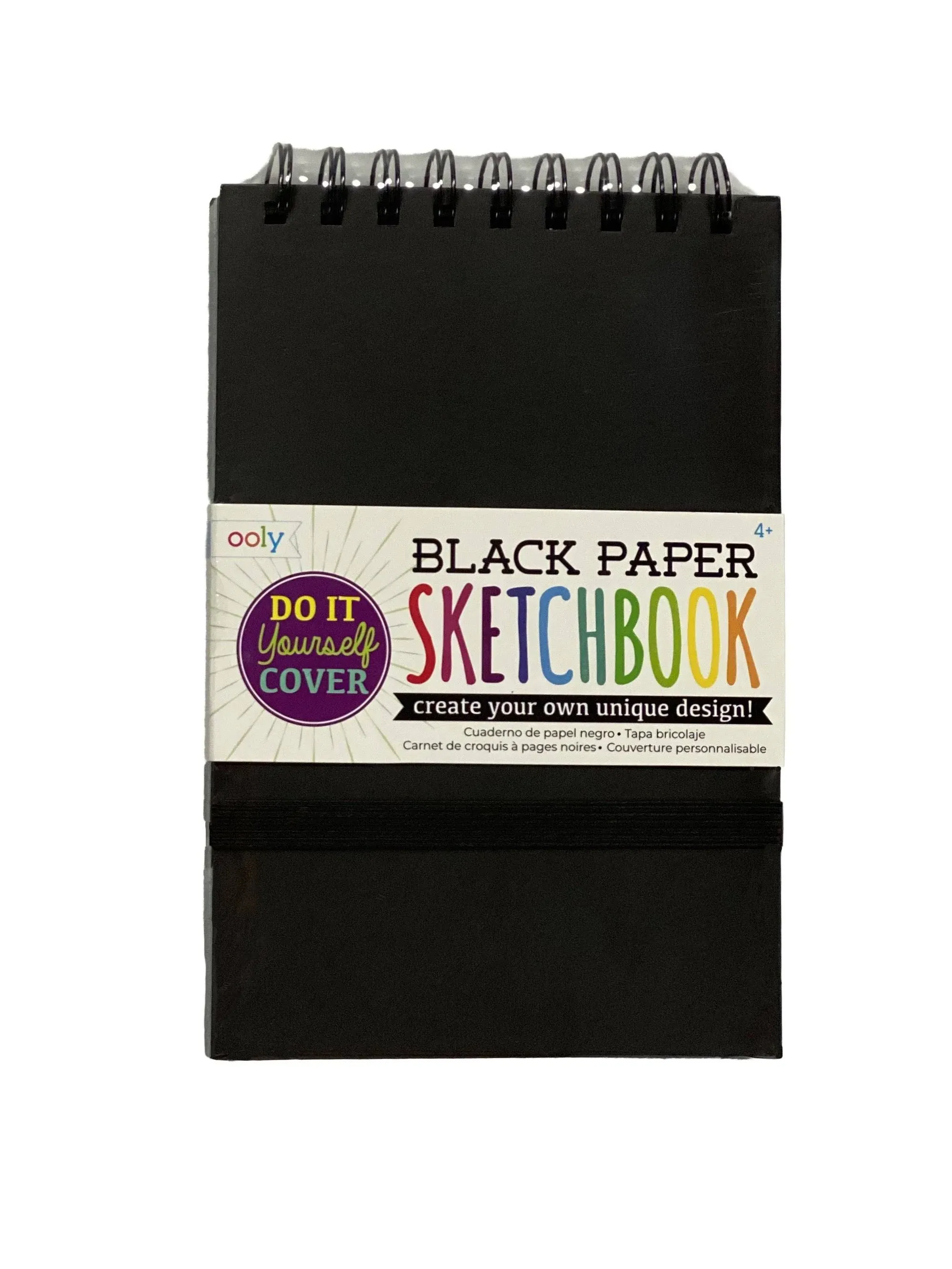 DIY Sketchbook Small Black Paper