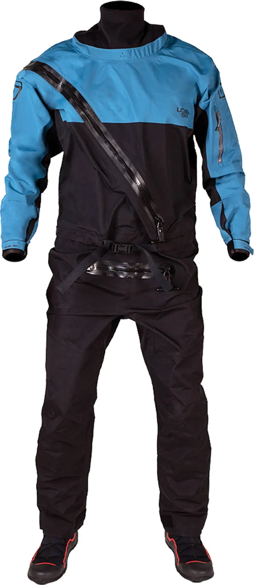 Level Six Cronos Dry Suit - Men's M Crater Blue