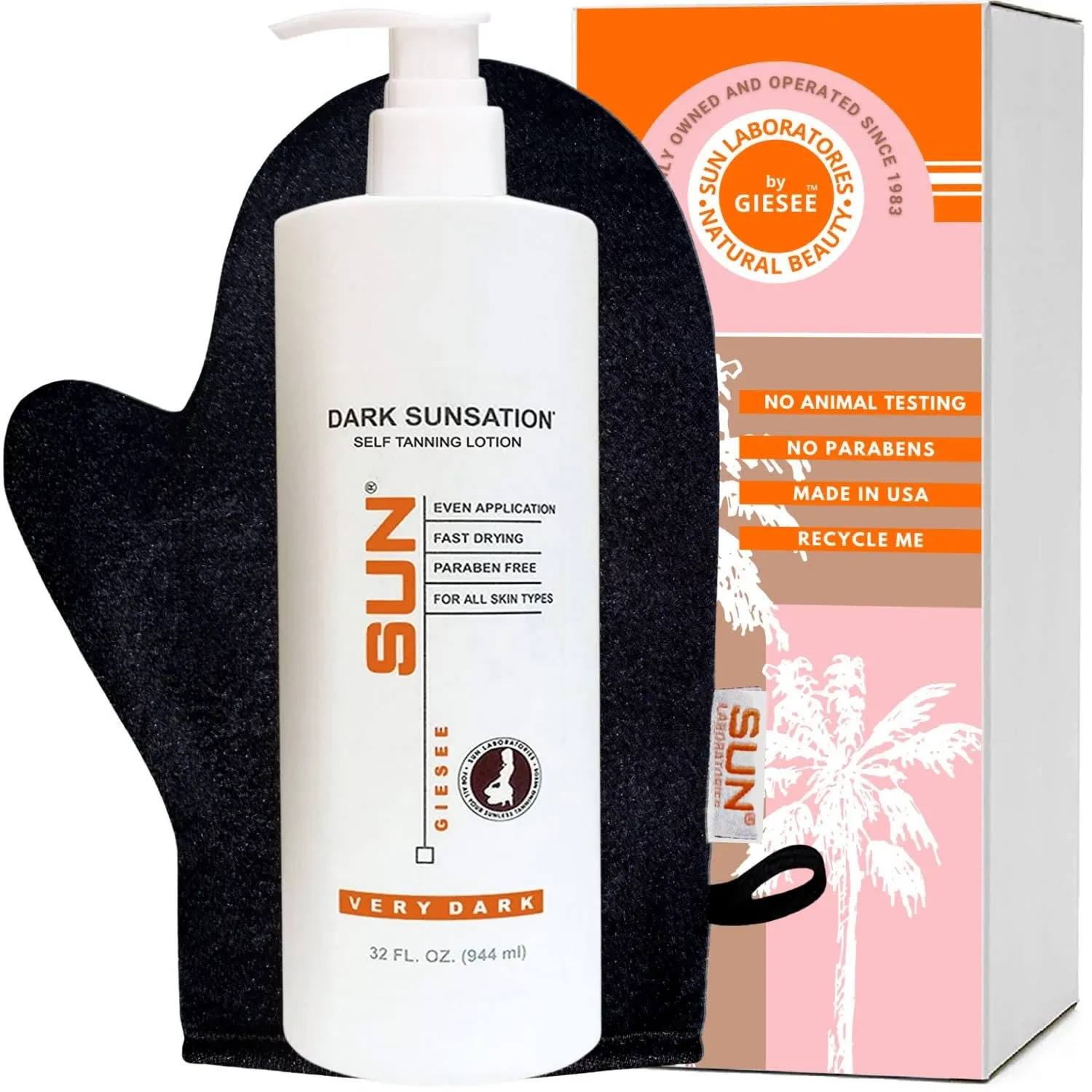 Sun Labs Self-Tanning Lotion 32 oz. Dark Sunsation