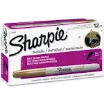 SHARPIE Metallic Fine Point Permanent Marker, Assorted Colors, 2-Pack - 1829202