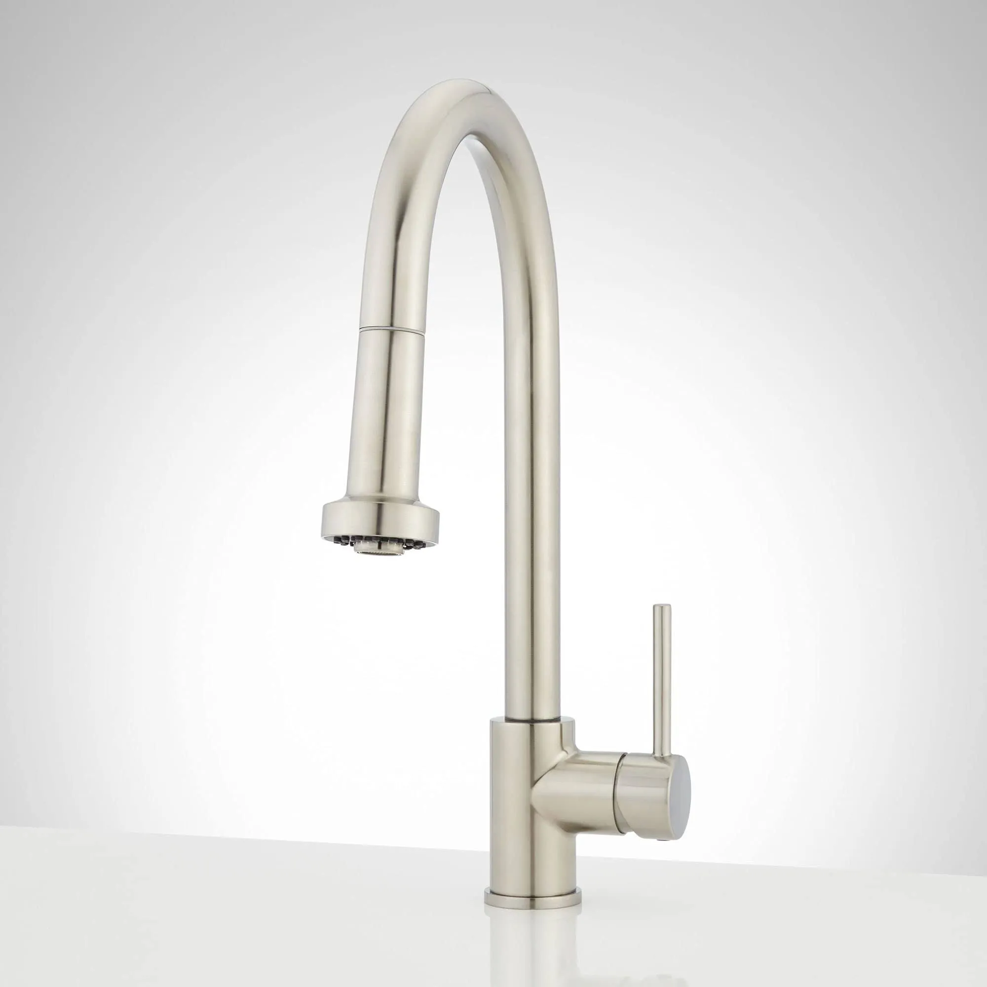 Signature Hardware Ridgeway Pull-Down Faucet, Stainless Steel