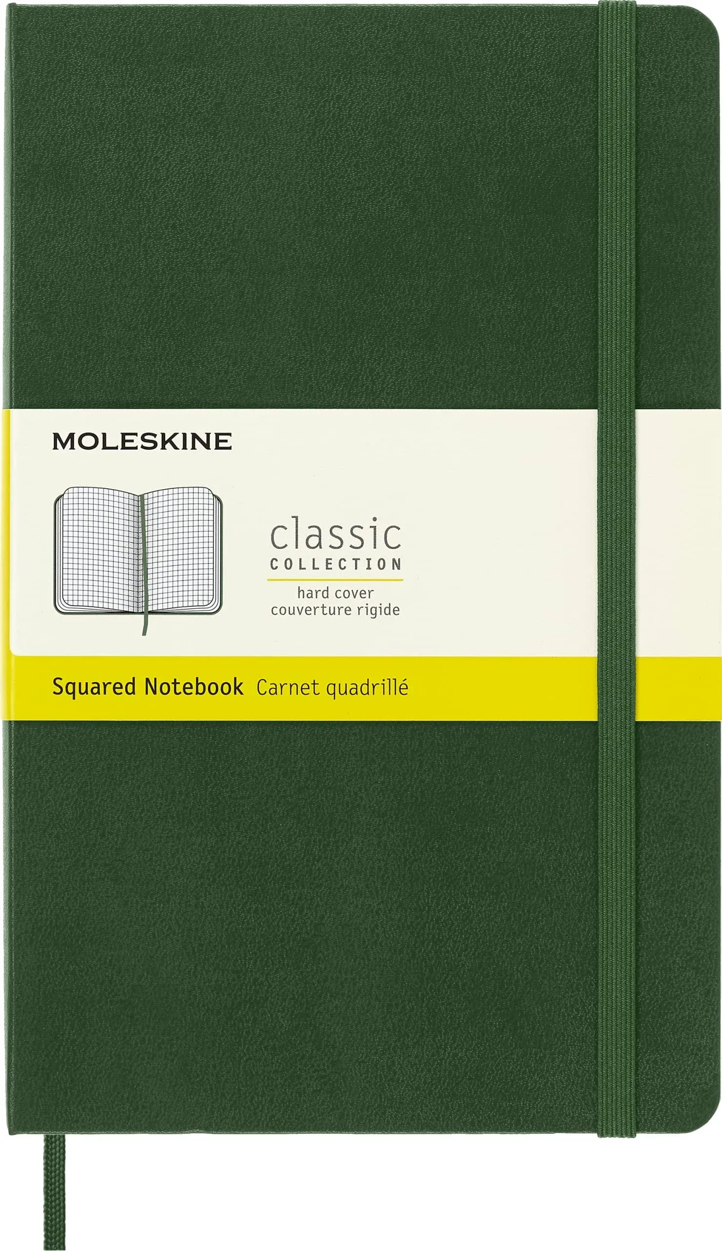 Classic Hard Cover Notebooks myrtle green, 5 in. x 8 1/4 in., 240 pages, squared