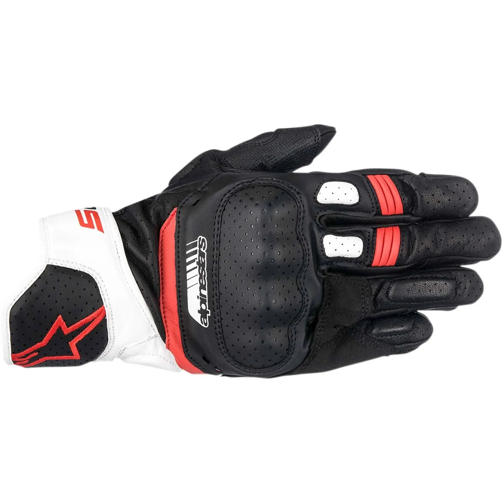 Alpinestars SP-5 Gloves - Black/White/Red