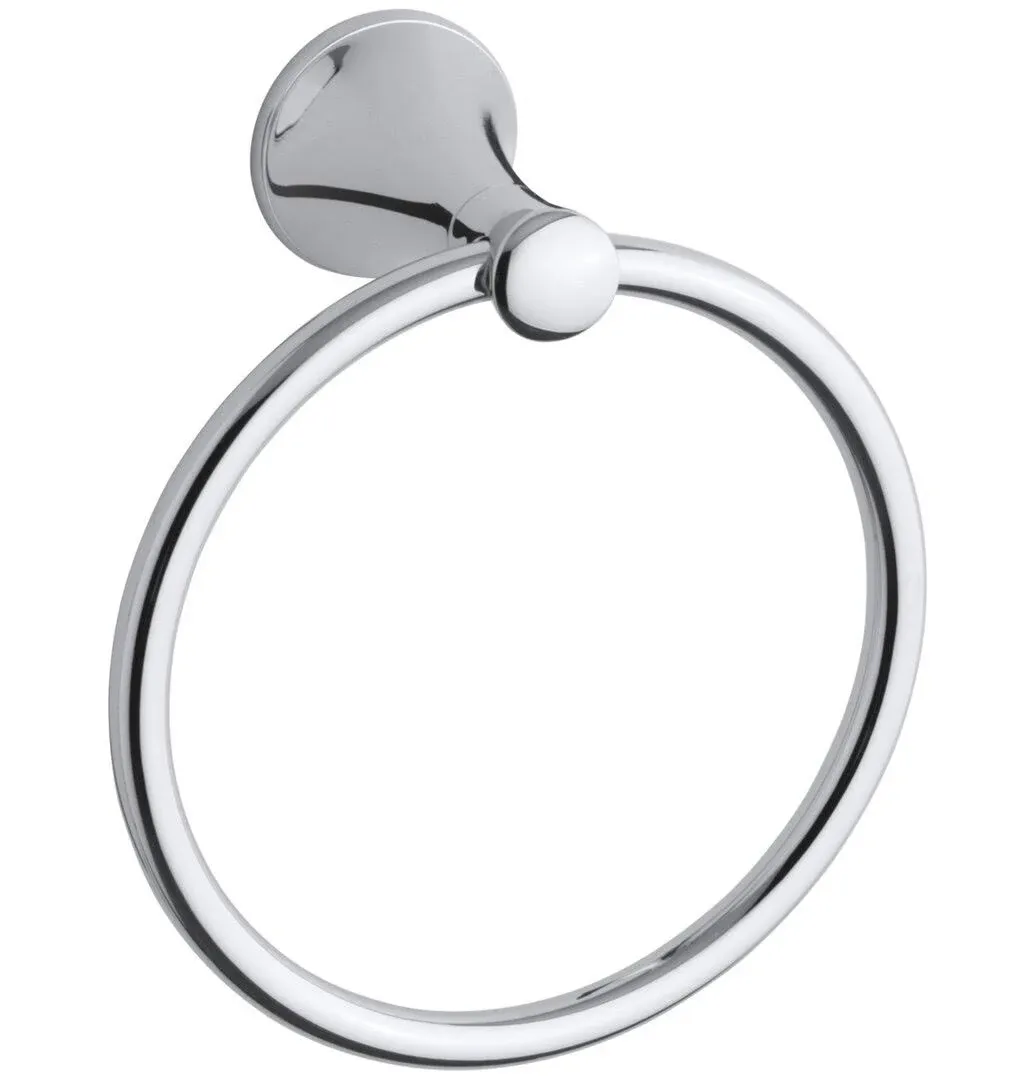 Kohler K-13435-CP Coralais Polished Chrome Towel Ring