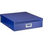 Pioneer Scrapbook Storage Box-14.75"X13"X3.75" Assorted Solid Colors