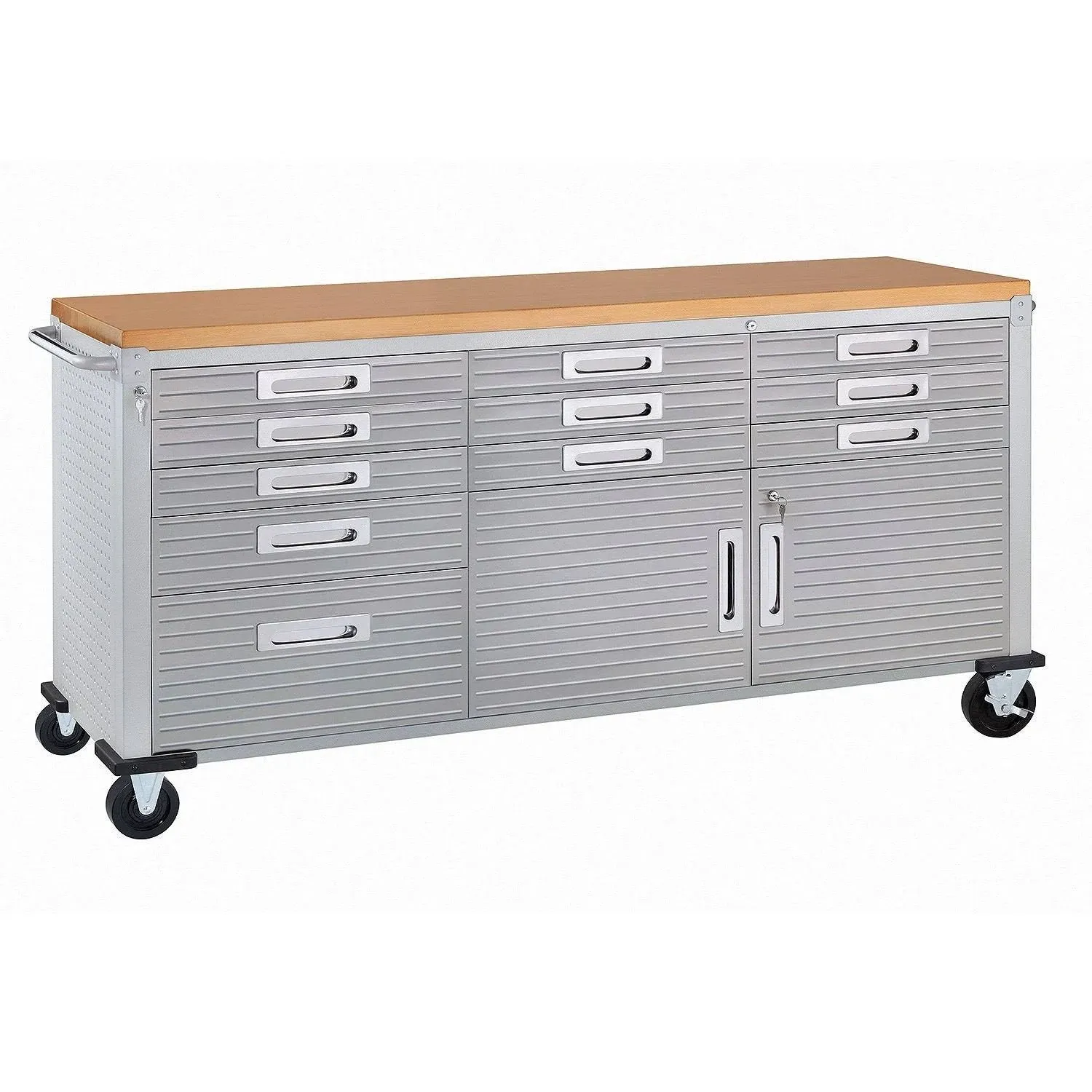 Seville Classics UltraHD Rolling Workbench - Granite