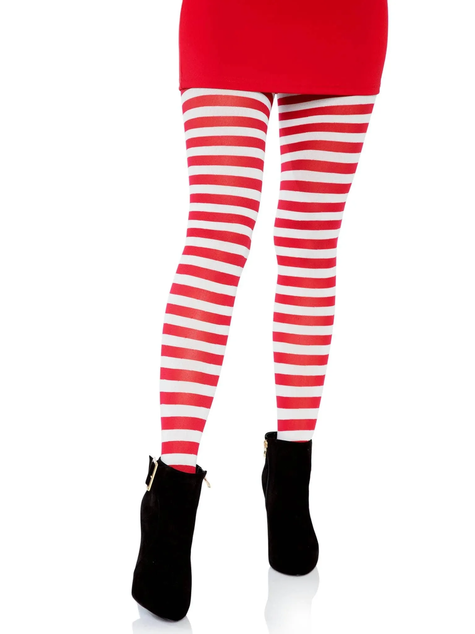 Tights Striped Red White