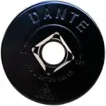 Dante FP-GV-FB Floor Plate for Globe Valve, Flat Black