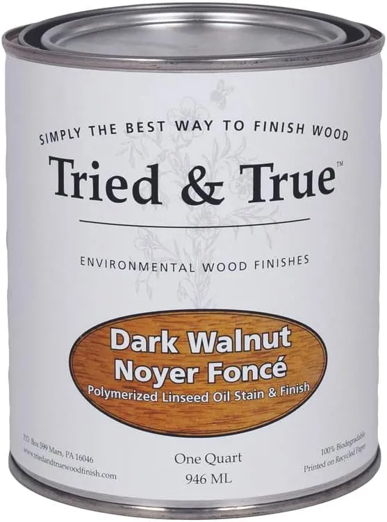 Tried & True Stain + Finish Natural Stain & Oil Finish for Wood