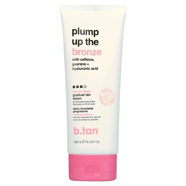 Plump Up The Bronze Gradual Tan Lotion - Tan To Deep by B.Tan for Unisex - 8 oz Bronzer