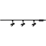 Hampton Bay Mini Head Rack Track Kit 44&#034; Black Integrated LED 1004 612 899(BR33)