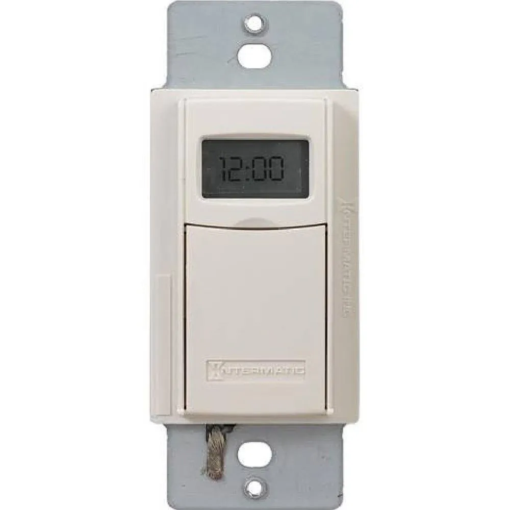 Intermatic EI600LAC 7-Day Astronomic Single-Pole/3-Way Time Switch, Light Almond