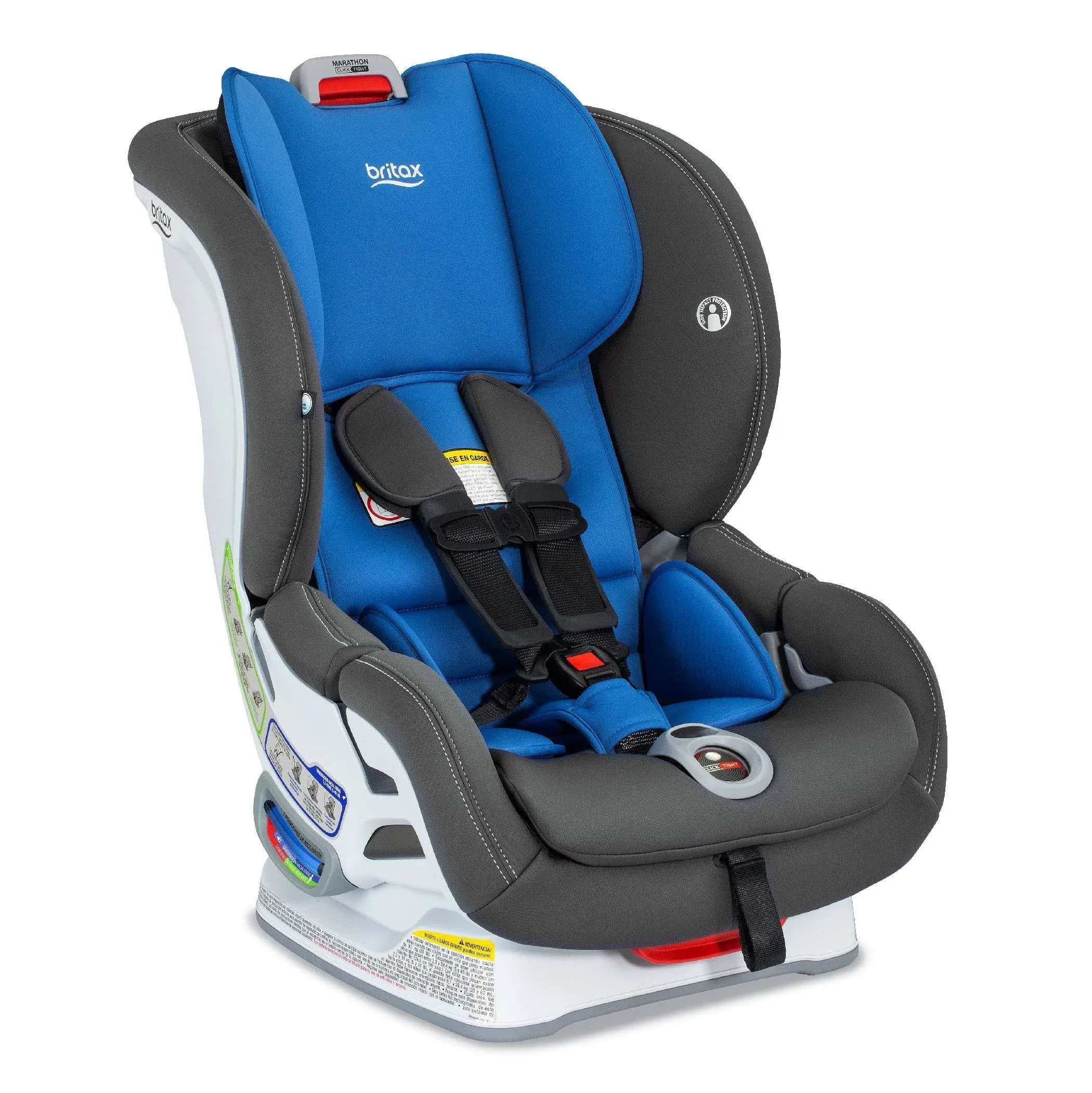 Britax Marathon Clicktight Convertible Car Seat - Mod Blue (SafeWash)