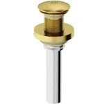 VIGO Bathroom Sink Pop-Up Drain with Overflow in Matte Gold VGO7000MG