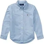 Ralph Lauren Boys 8-20 Cotton Oxford Sport Shirt - Blue, M