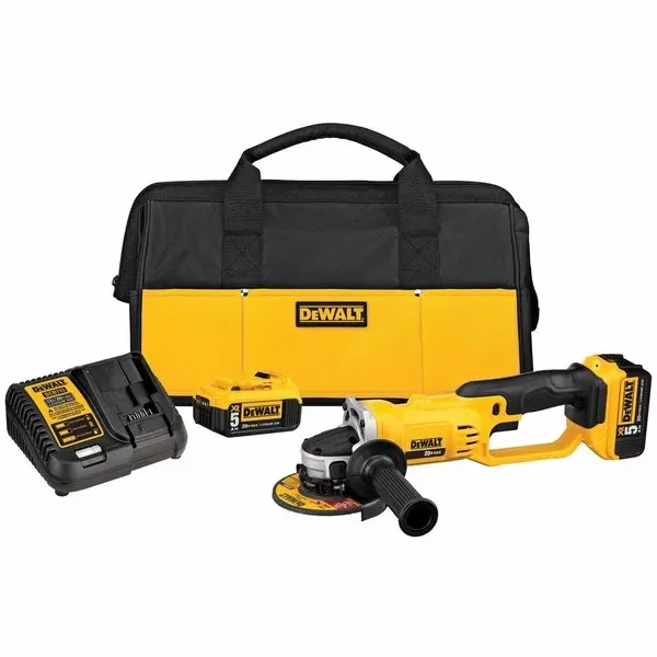 DeWalt DCG412P2 20V MAX* Lithium Ion Grinder Tool Kit