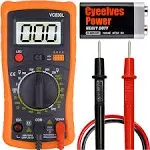 Digital Multimeter Multimeter with AC DC Voltmeter Ohm Volt Amp Tester MU