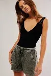 Free People Westmoreland Linen Pull On Shorts