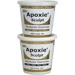 Apoxie Sculpt 4 lb. White, 2 Part Modeling Compound (A & B)