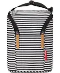 Skip Hop - Grab & Go Double Bottle Bag, Black/White Stripe