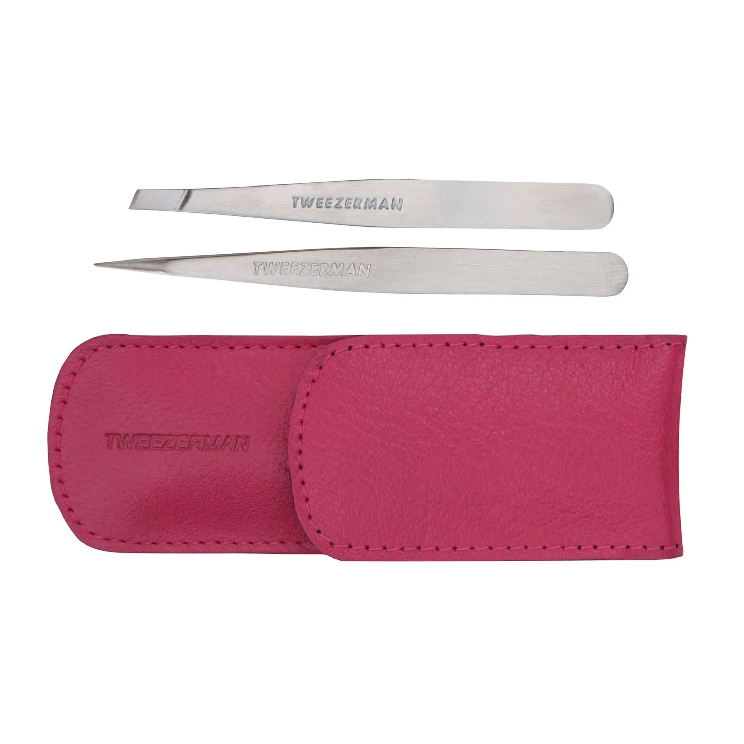 Tweezerman Petite Tweeze Pink Case Set