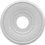 Ekena Millwork CMP13BE Berkshire Thermoformed PVC Ceiling Medallion (F