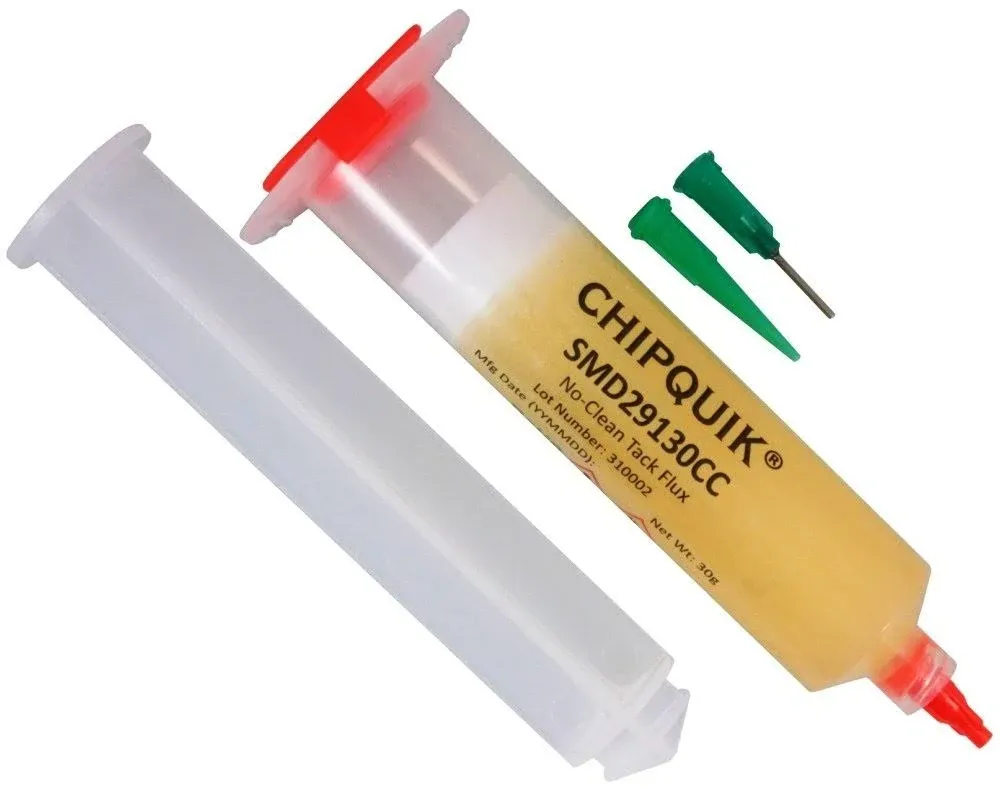 Chip Quik Soldering Flux Tack Flux No Clean 30cc Syringe