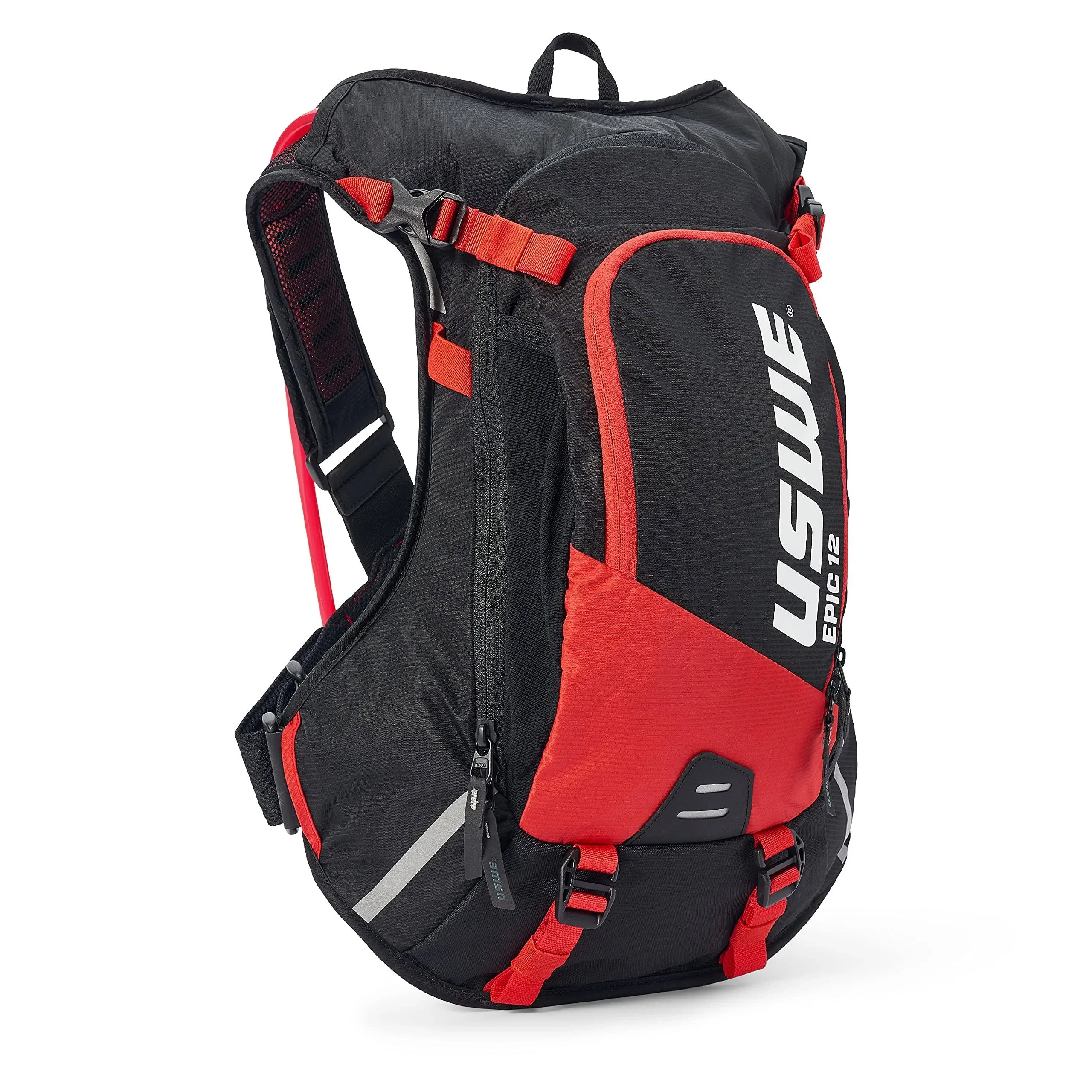 USWE Epic 12 Hydration Pack - Black/Red