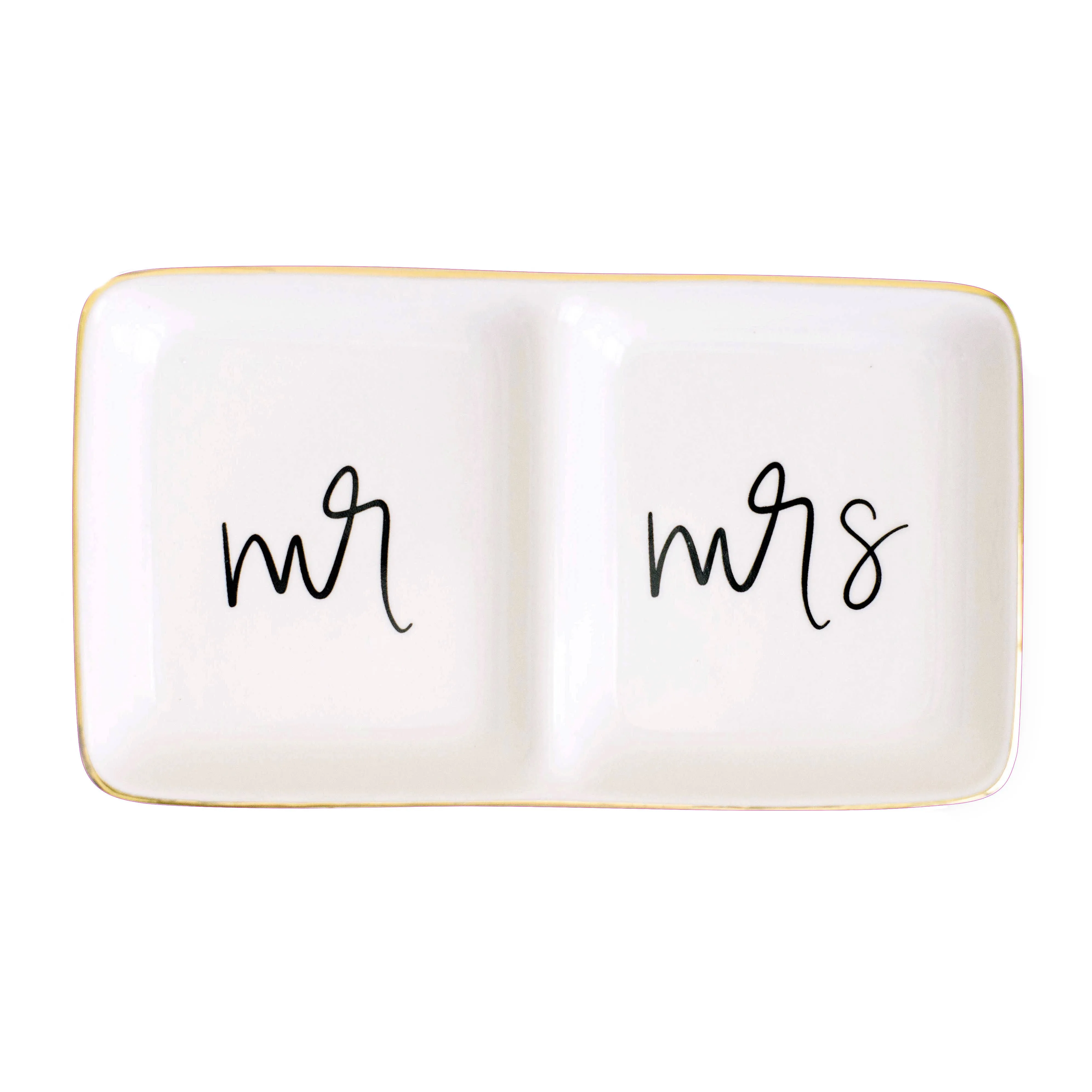 Mr &amp; Mrs Trinket tray