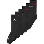 Jordan Boys Legend 6 Pack Crew Socks