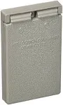 Pass & Seymour CA26GV 1-Gang Vertical Weatherproof Cover (Gray)