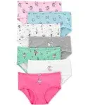 Carter's Girls' Little 7-Pack Underwear (2-3, Print22)