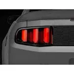 Raxiom 10-12 Ford Mustang Vector V2 LED Tail Lights - Gloss Black Housing (Clear Lens) - 405839