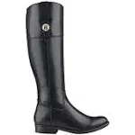 Tommy Hilfiger Women's Shano Equestrian Boot, Black, 7