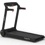 SuperFit 3HP Folding Electric Treadmill Running Machine W Speaker Red