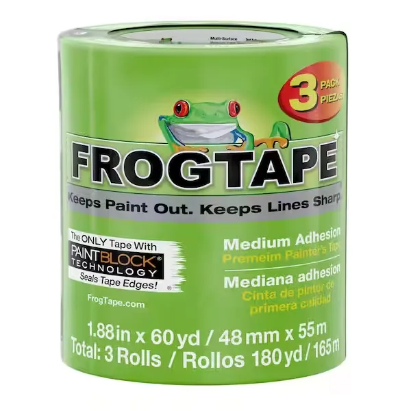 FrogTape 1.88 in. x 60 yd. Green Multi-Surface Painter's Tape, 3-Pack