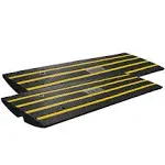 VEVOR Rubber Curb Ramp for Driveway 15T