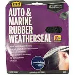 M-D Building 01025 WEATHERSTRIP, 17Feet, Black